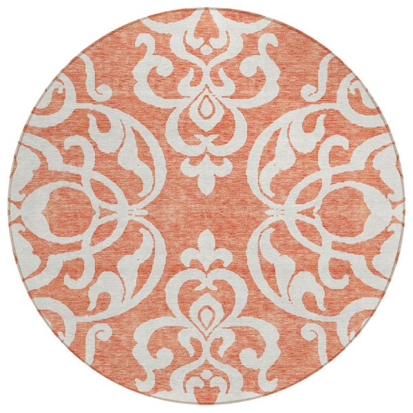 Addison Rugs Chantille Coral 8'0" x 8'0" Round Collection