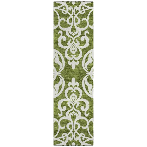 Addison Rugs Chantille Green 2'3" x 7'6" Runner
