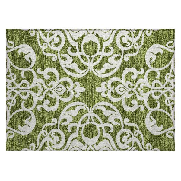 Addison Rugs Chantille Green 1'8" x 2'6" Collection