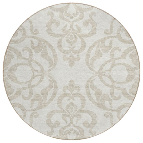 Addison Rugs Chantille Ivory 8'0" x 8'0" Round Collection