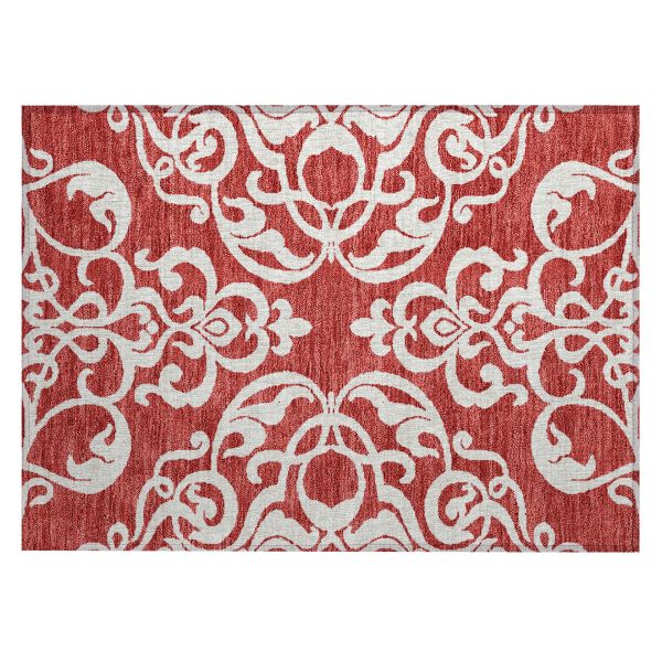 Addison Rugs Chantille Red 1'8" x 2'6" Collection
