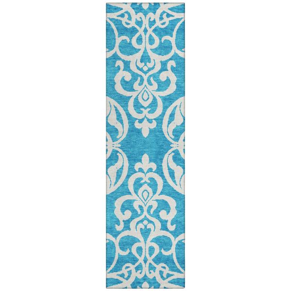 Addison Rugs Chantille Turquoise 2'3" x 7'6" Runner