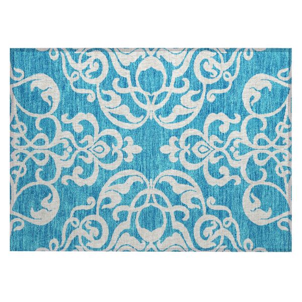 Addison Rugs Chantille Turquoise 1'8" x 2'6"