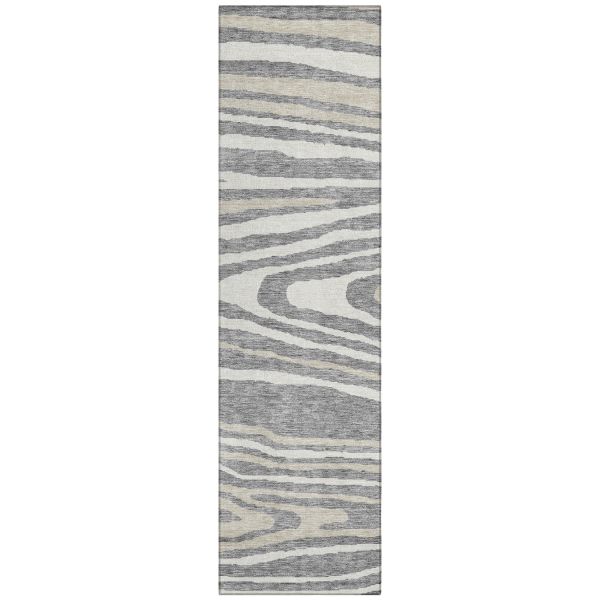 Addison Rugs Chantille Gray 2'3" x 7'6" Runner