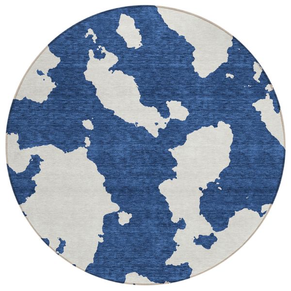 Addison Rugs Chantille Navy 8'0" x 8'0" Round