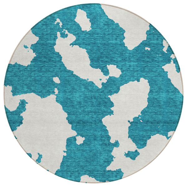Addison Rugs Chantille Teal 8'0" x 8'0" Round
