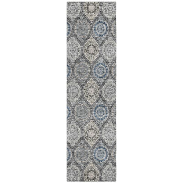 Addison Rugs Chantille Gray 2'3" x 7'6" Runner Collection