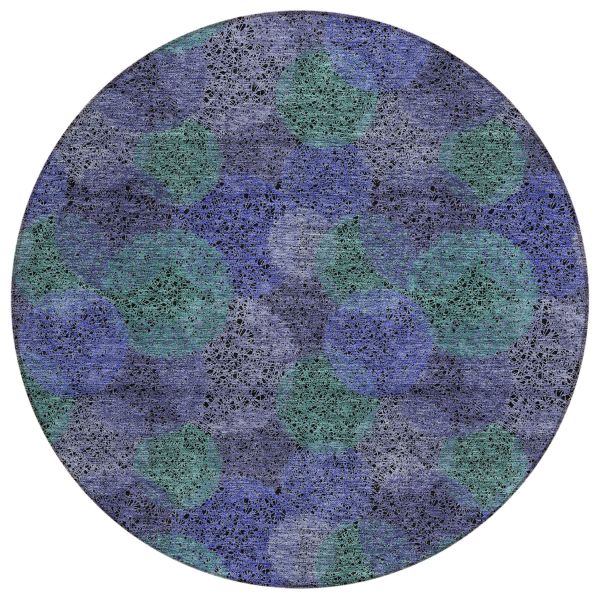 Addison Rugs Chantille Purple 8'0" x 8'0" Round Collection