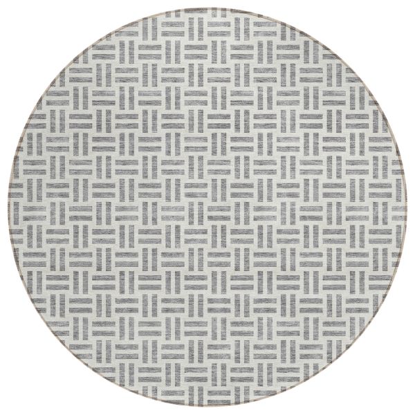 Addison Rugs Chantille Gray 8'0" x 8'0" Round