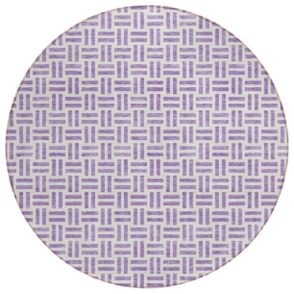 Addison Rugs Chantille Lavender 8'0" x 8'0" Round Collection