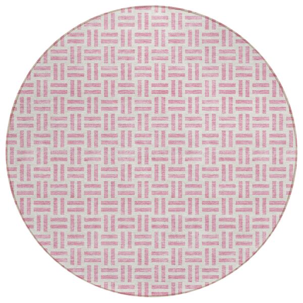 Addison Rugs Chantille Pink 8'0" x 8'0" Round Collection