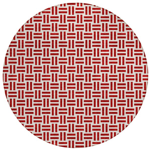 Addison Rugs Chantille Red 8'0" x 8'0" Round
