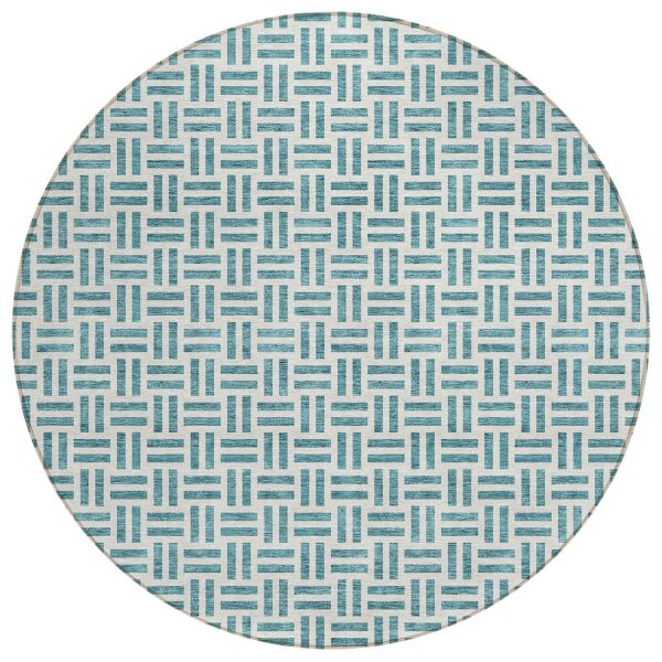 Addison Rugs Chantille Teal 8'0" x 8'0" Round