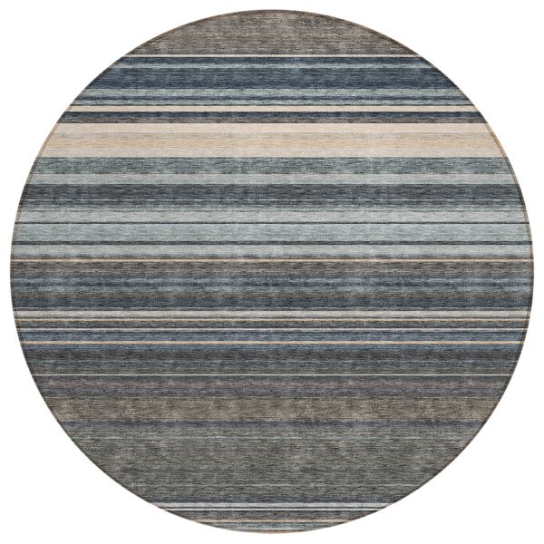 Addison Rugs Chantille Taupe 8'0" x 8'0" Round Collection