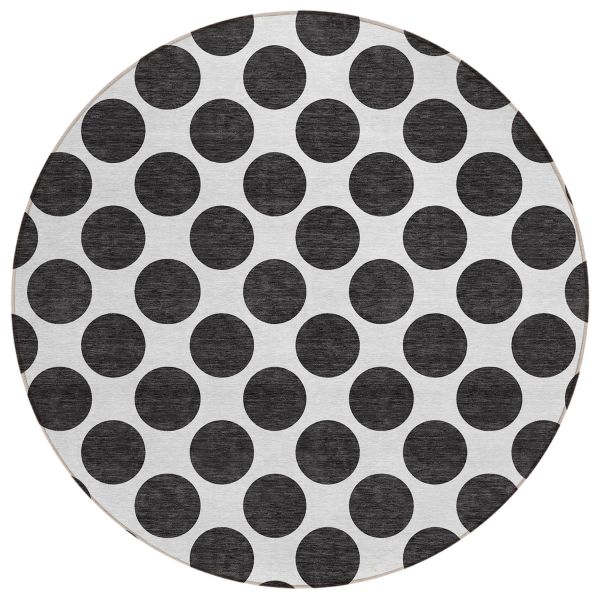 Addison Rugs Chantille Black 8'0" x 8'0" Round Collection