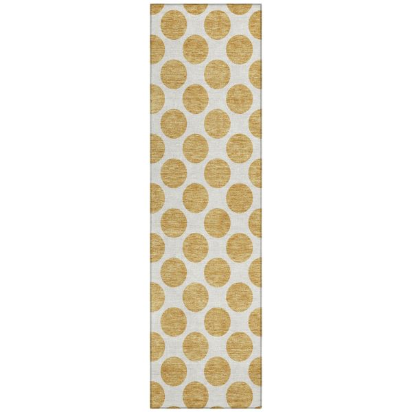 Addison Rugs Chantille Gold 2'3" x 7'6" Runner Collection