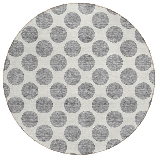 Addison Rugs Chantille Gray 8'0" x 8'0" Round