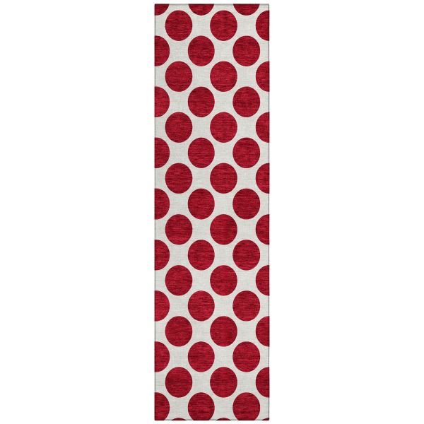 Addison Rugs Chantille Red 2'3" x 7'6" Runner Collection