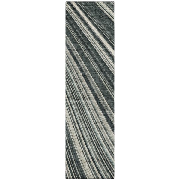 Addison Rugs Chantille Black 2'3" x 7'6" Runner Collection