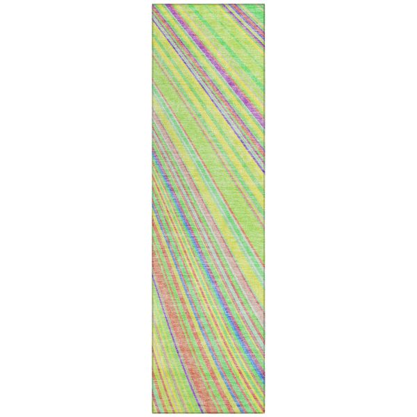 Addison Rugs Chantille Yellow 2'3" x 7'6" Runner Collection