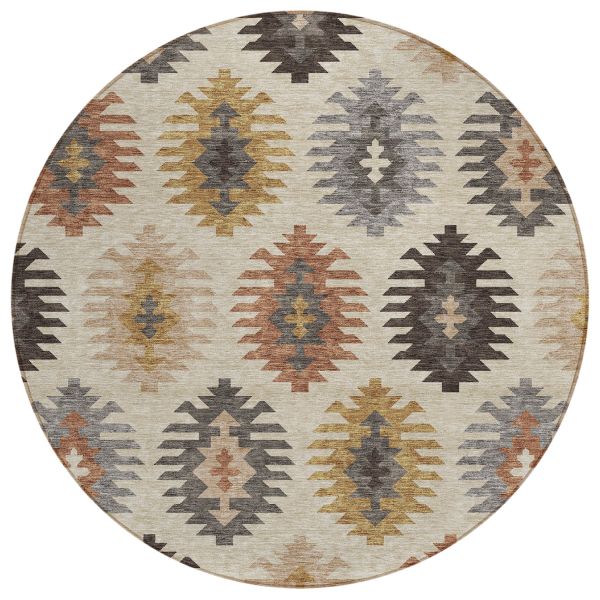 Addison Rugs Chantille Beige 8'0" x 8'0" Round Collection