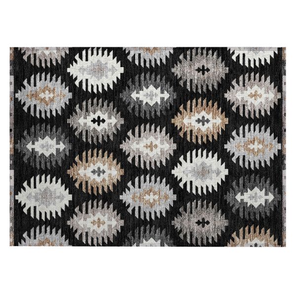 Addison Rugs Chantille Black 1'8" x 2'6" Collection