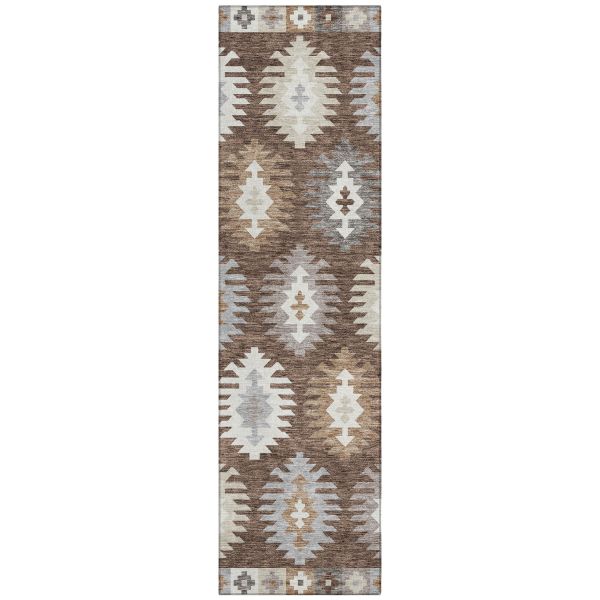 Addison Rugs Chantille Brown 2'3" x 7'6" Runner