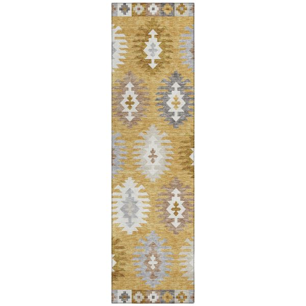 Addison Rugs Chantille Gold 2'3" x 7'6" Runner