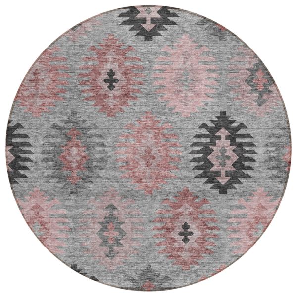 Addison Rugs Chantille Gray 8'0" x 8'0" Round Collection