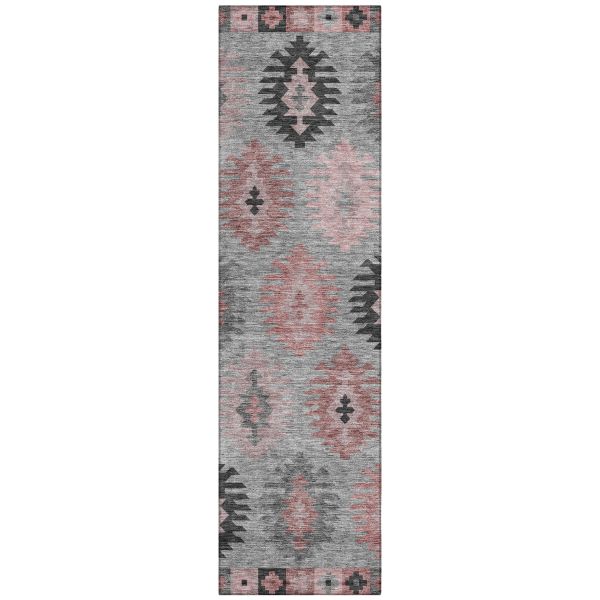 Addison Rugs Chantille Gray 2'3" x 7'6" Runner Collection