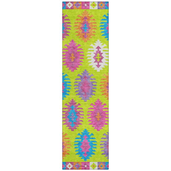 Addison Rugs Chantille Lime 2'3" x 7'6" Runner Collection