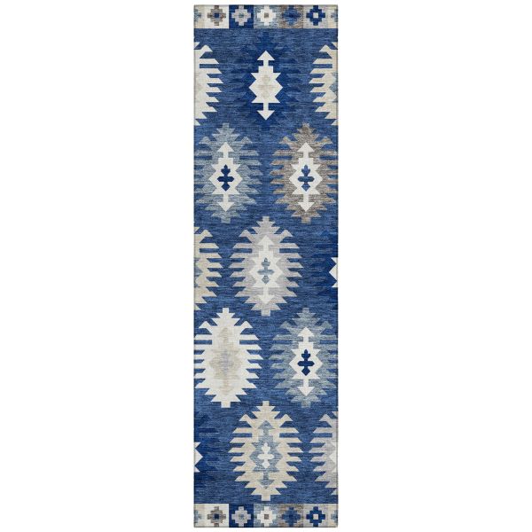 Addison Rugs Chantille Navy 2'3" x 7'6" Runner
