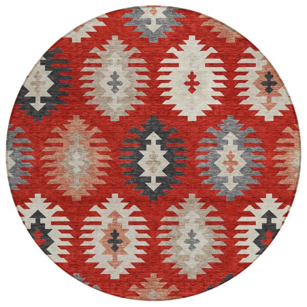 Addison Rugs Chantille Red 8'0" x 8'0" Round