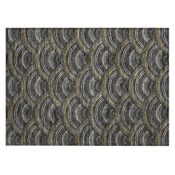 Addison Rugs Chantille Black 1'8" x 2'6" Collection