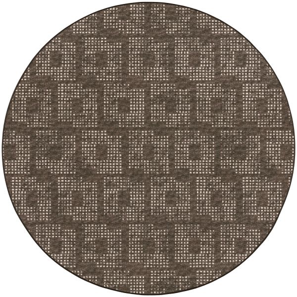 Dalyn Rugs Delano DA1 Chocolate 10'0" x 10'0" Round Collection