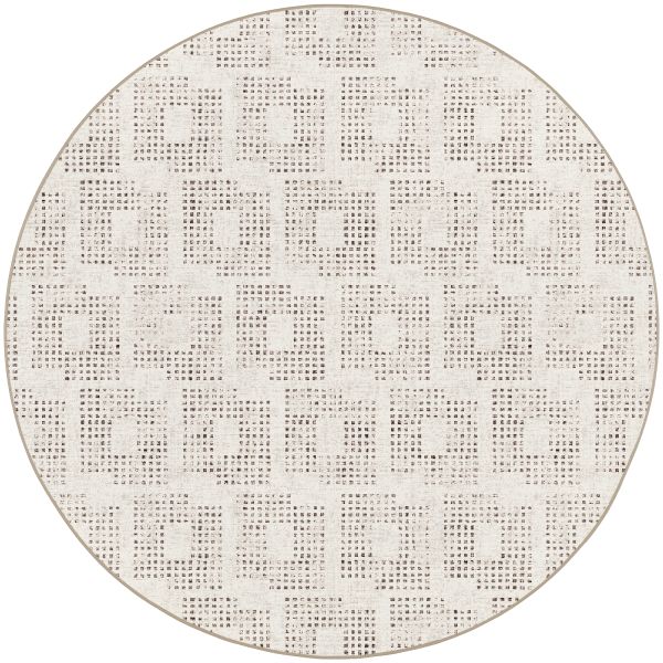 Dalyn Rugs Delano DA1 Ivory 10'0" x 10'0" Round Collection