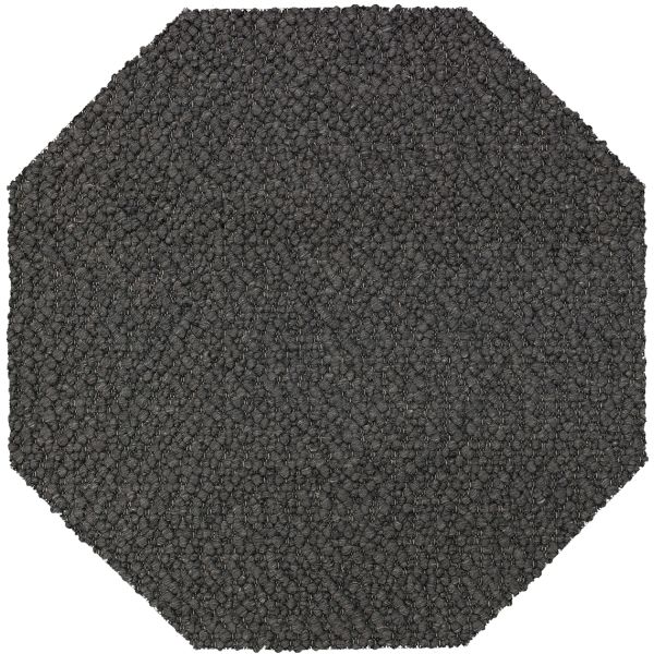 Dalyn Rugs Gorbea GR1 Charcoal 10'0" x 10'0" Octagon Collection