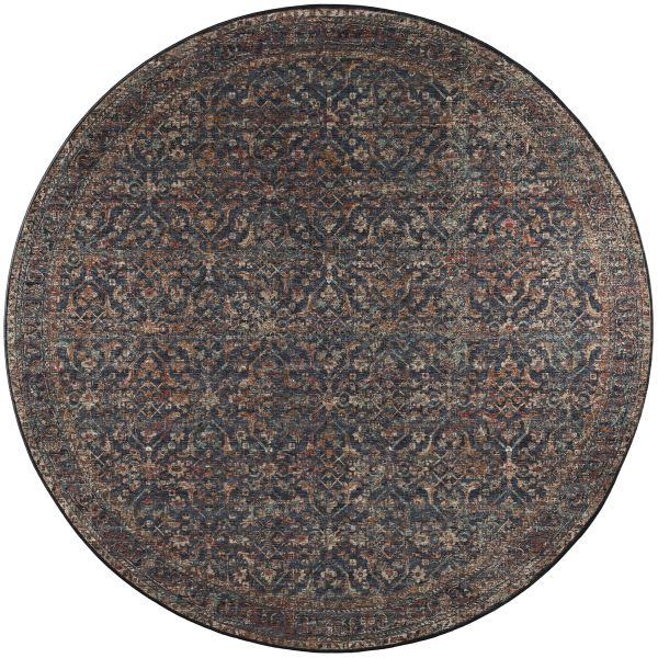 Dalyn Rugs Jericho JC10 Midnight 10'0" x 10'0" Round Collection