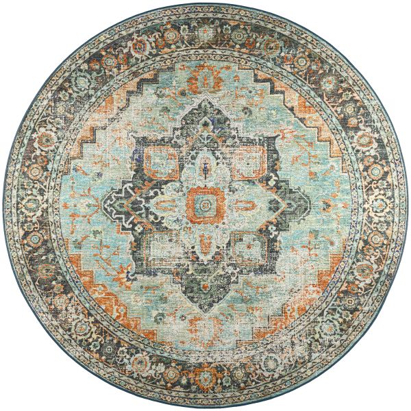 Dalyn Rugs Jericho JC2 Mist 10'0" x 10'0" Round Collection