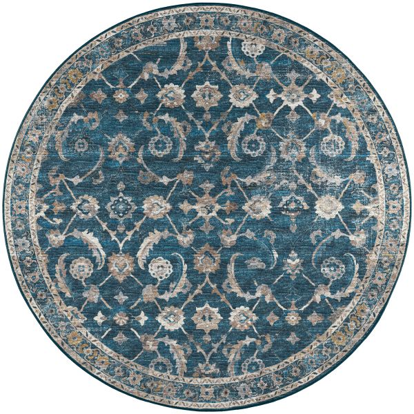 Dalyn Rugs Jericho JC4 Navy 10'0" x 10'0" Round Collection