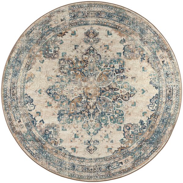 Dalyn Rugs Jericho JC6 Linen 10'0" x 10'0" Round Collection