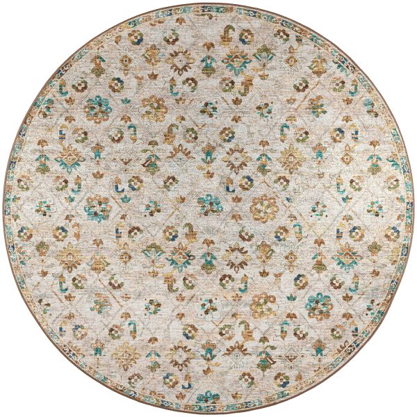 Dalyn Rugs Jericho JC8 Parchment 10'0" x 10'0" Round