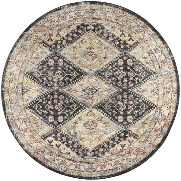 Dalyn Rugs Jericho JC9 Midnight 10'0" x 10'0" Round Collection
