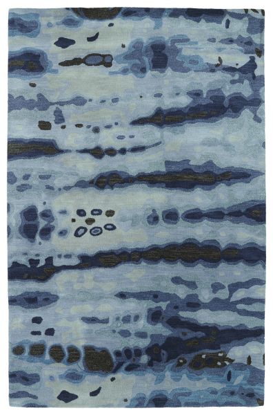 Kaleen Brushstrokes Collection Blue