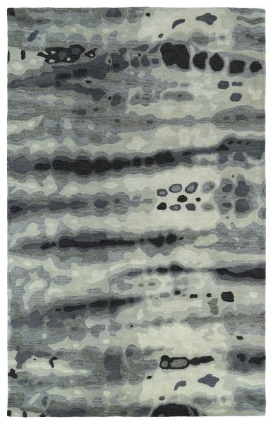 Kaleen Brushstrokes Collection Grey