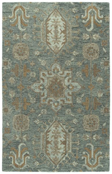Kaleen Chancellor Collection Pewter Green