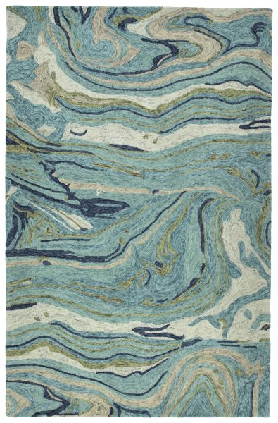 Kaleen Marble Collection Teal
