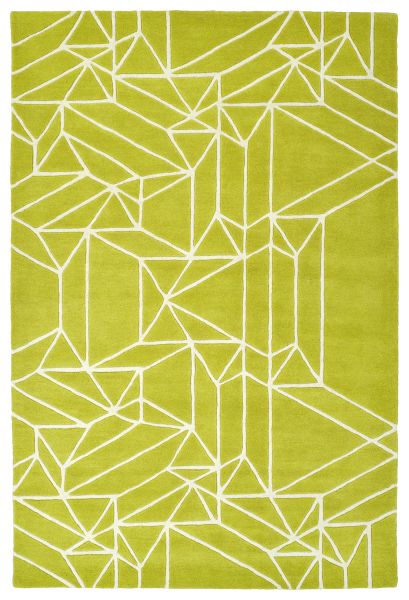 Kaleen Origami Collection Lime Green