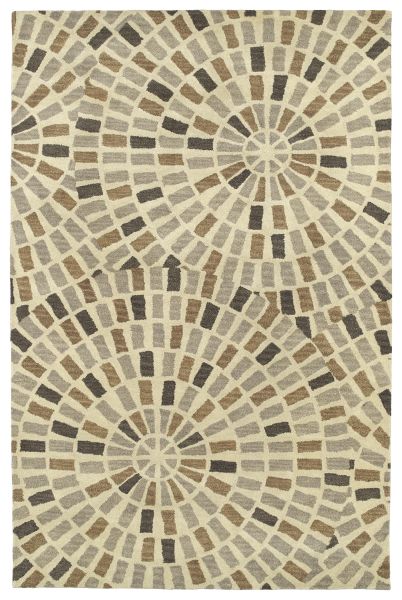 Kaleen Rosaic Collection Brown