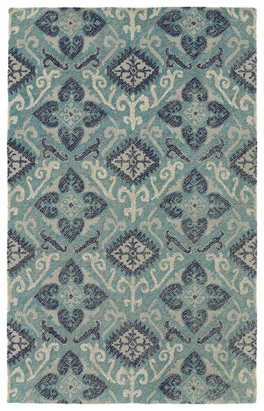 Kaleen Weathered Collection Teal